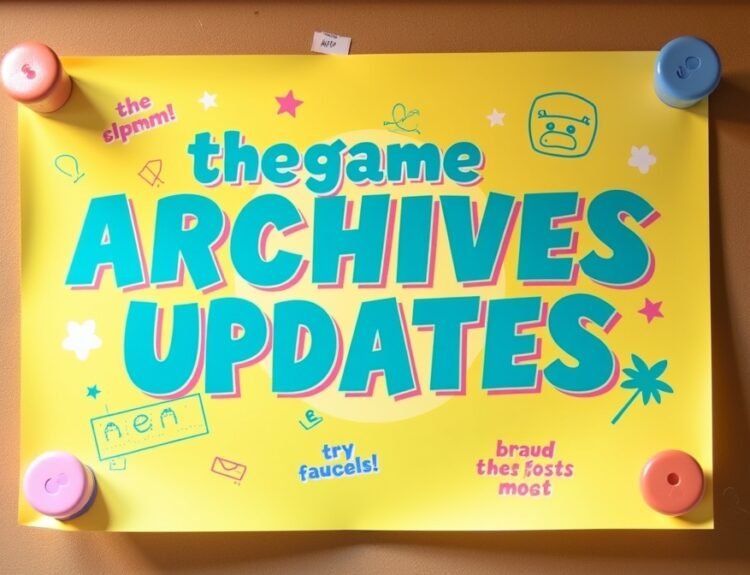thegamearchives updates