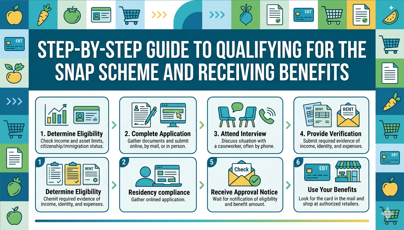 Step-by-Step Guide to Qualifying for the SNAP Scheme and Receiving Benefits